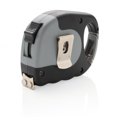 Logo trade promotional gifts picture of: Measuring tape with carabiner
