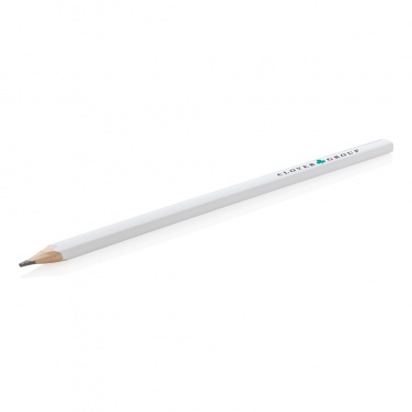 Logo trade promotional products image of: 25cm wooden carpenter pencil