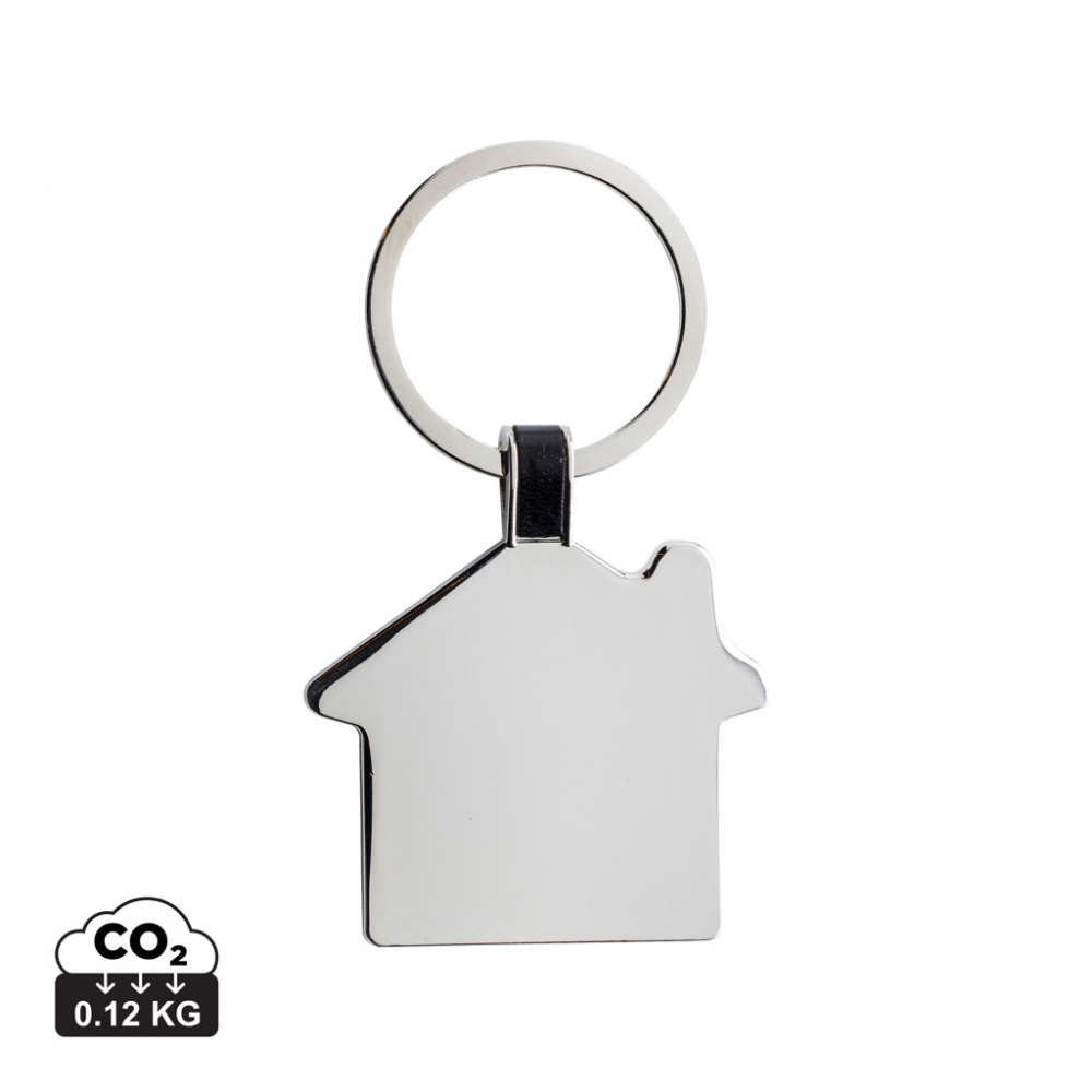Logotrade promotional merchandise photo of: RCS recycled zinc alloy house keyring