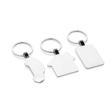 Logotrade advertising product picture of: RCS recycled zinc alloy house keyring