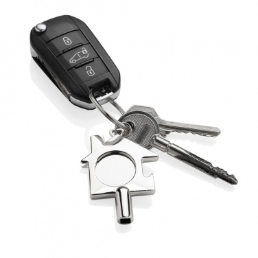 Logotrade promotional items photo of: RCS recycled zinc alloy 3 in 1 keychain