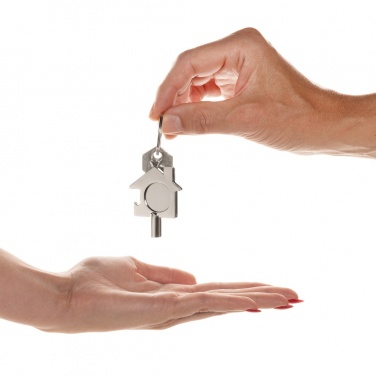 Logo trade corporate gifts image of: RCS recycled zinc alloy 3 in 1 keychain