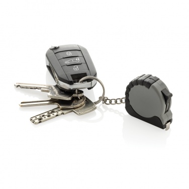 Logotrade promotional giveaways photo of: MeasureMate RCS reycled ABS 1 meter tape keychain