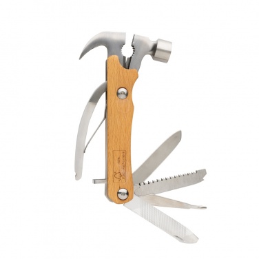 Logotrade promotional merchandise picture of: Wooden multi-tool hammer