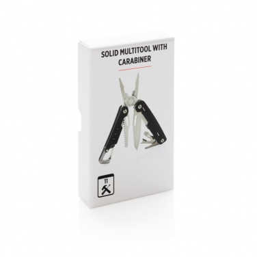 Logotrade promotional item image of: Solid multitool with carabiner