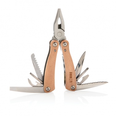 Logo trade promotional giveaways picture of: Wood multitool