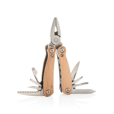 Logo trade corporate gift photo of: Wood multitool mini
