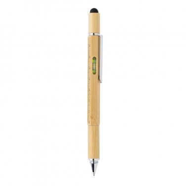 Logotrade advertising products photo of: Bamboo 5-in-1 toolpen