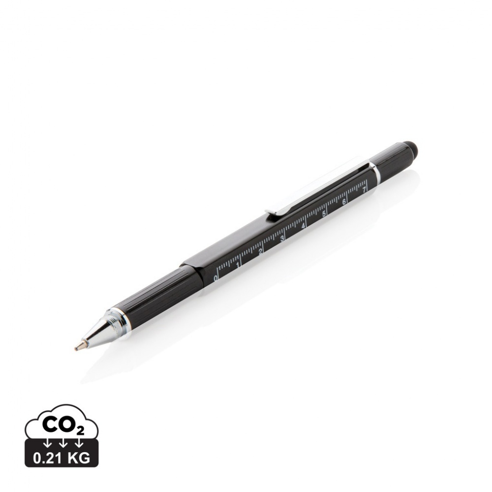Logotrade promotional item picture of: 5-in-1 aluminium toolpen