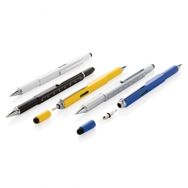 Logotrade promotional merchandise picture of: 5-in-1 aluminium toolpen