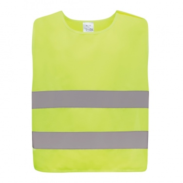 Logotrade promotional item image of: GRS recycled PET high-visibility safety vest 7-12 years