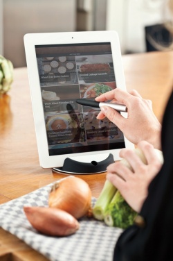 Logotrade advertising product picture of: Chef tablet stand with touchpen