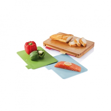 Logo trade promotional giveaway photo of: Cutting board with 4pcs hygienic boards