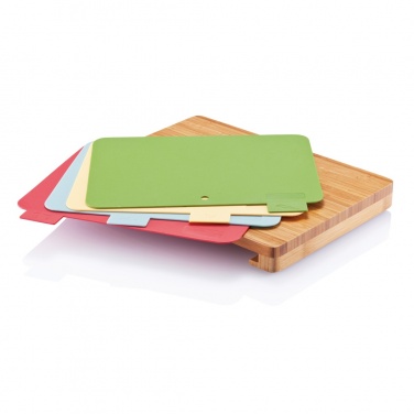Logotrade advertising product image of: Cutting board with 4pcs hygienic boards