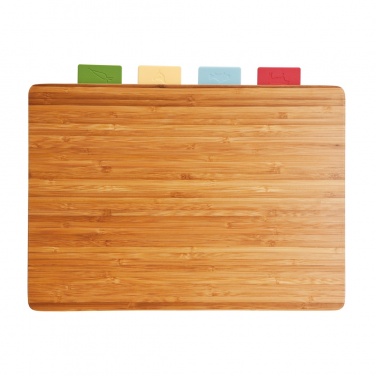 Logo trade advertising products picture of: Cutting board with 4pcs hygienic boards