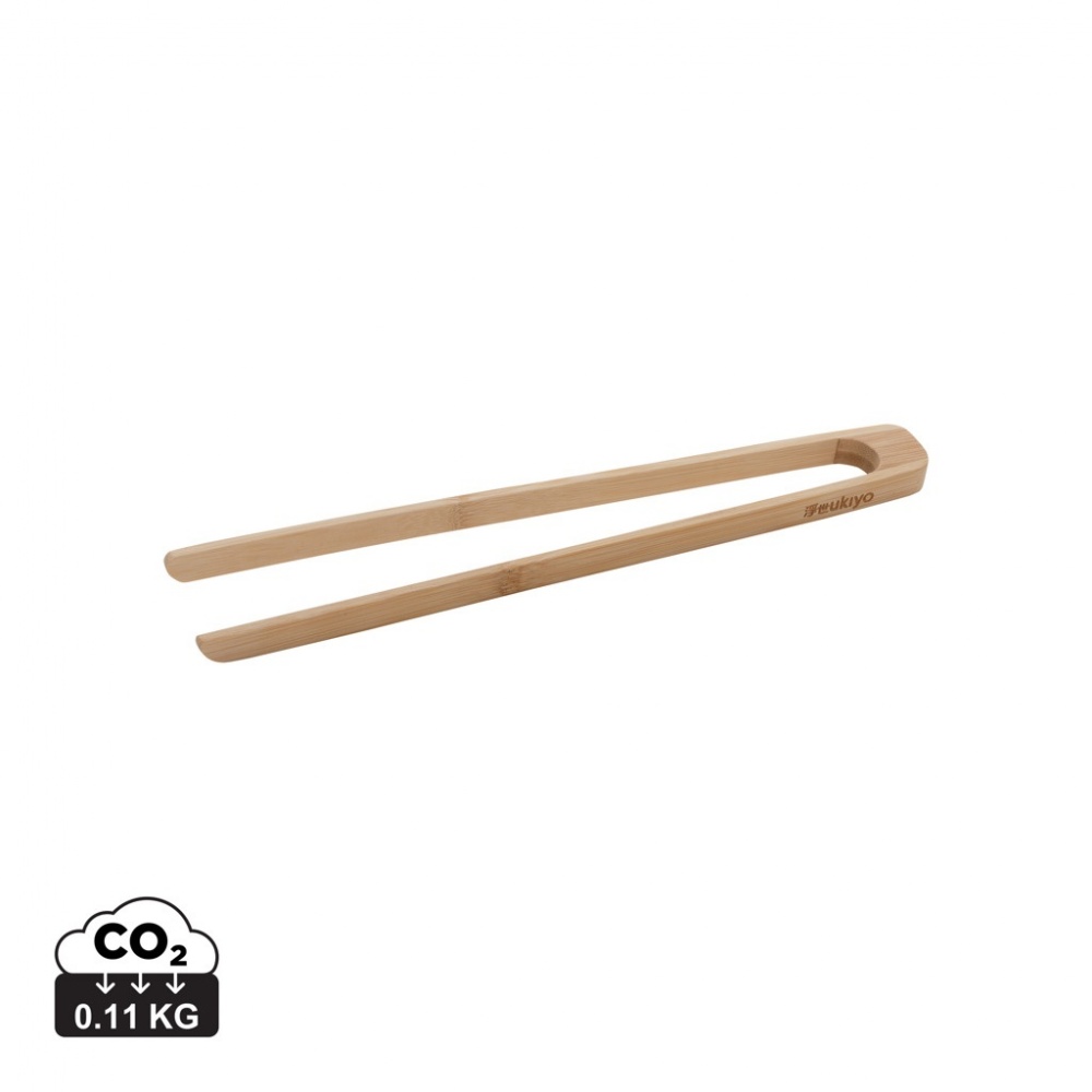 Logotrade promotional products photo of: Ukiyo bamboo serving tongs