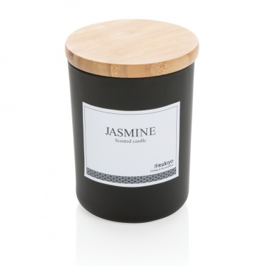 Logotrade promotional merchandise image of: Ukiyo deluxe scented candle with bamboo lid