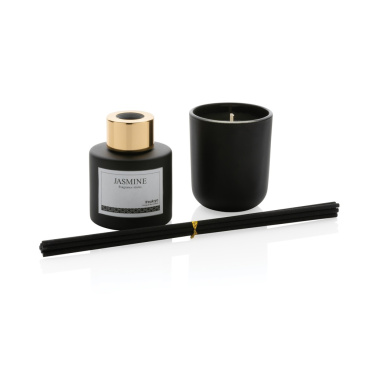 Logo trade promotional merchandise image of: Ukiyo candle and fragrance sticks gift set
