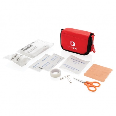 Logo trade advertising products image of: First aid set in pouch