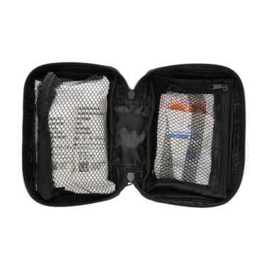 Logo trade corporate gift photo of: RCS recycled nubuck PU pouch  first aid set