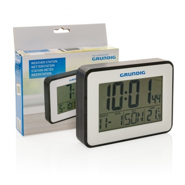 Logo trade promotional gift photo of: Grundig weatherstation alarm and calendar