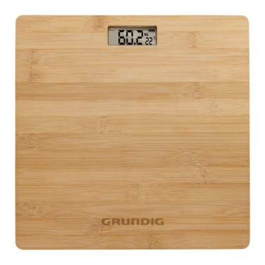Logotrade promotional gift image of: Grundig Bamboo Digital Body Scale