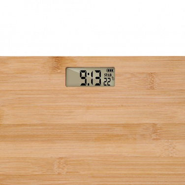 Logo trade promotional item photo of: Grundig Bamboo Digital Body Scale