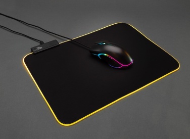 Logo trade business gifts image of: RGB gaming mousepad