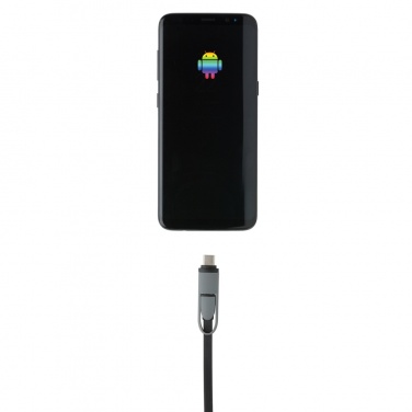 Logo trade corporate gift photo of: 3-in-1 retractable cable