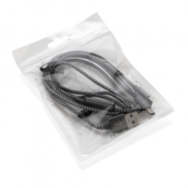 Logotrade promotional merchandise picture of: 3-in-1 braided cable