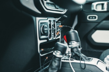 Logo trade promotional products picture of: Ohio RCS certified recycled plastic 6-in-1 cable