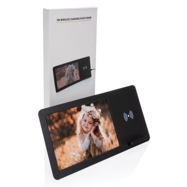 Logotrade promotional merchandise image of: 5W Wireless charger and photo frame