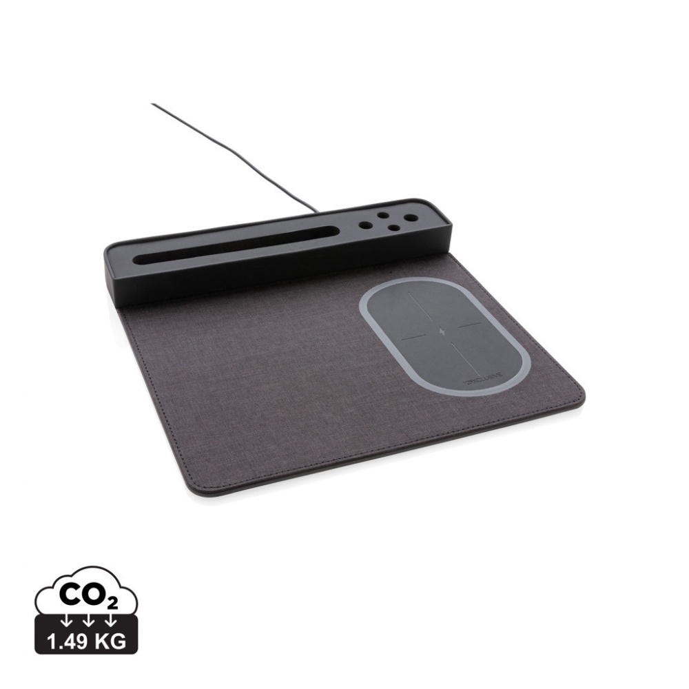 Logotrade corporate gift picture of: Air mousepad with 5W wireless charging and USB