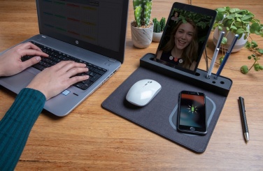Logotrade advertising product picture of: Air mousepad with 5W wireless charging and USB