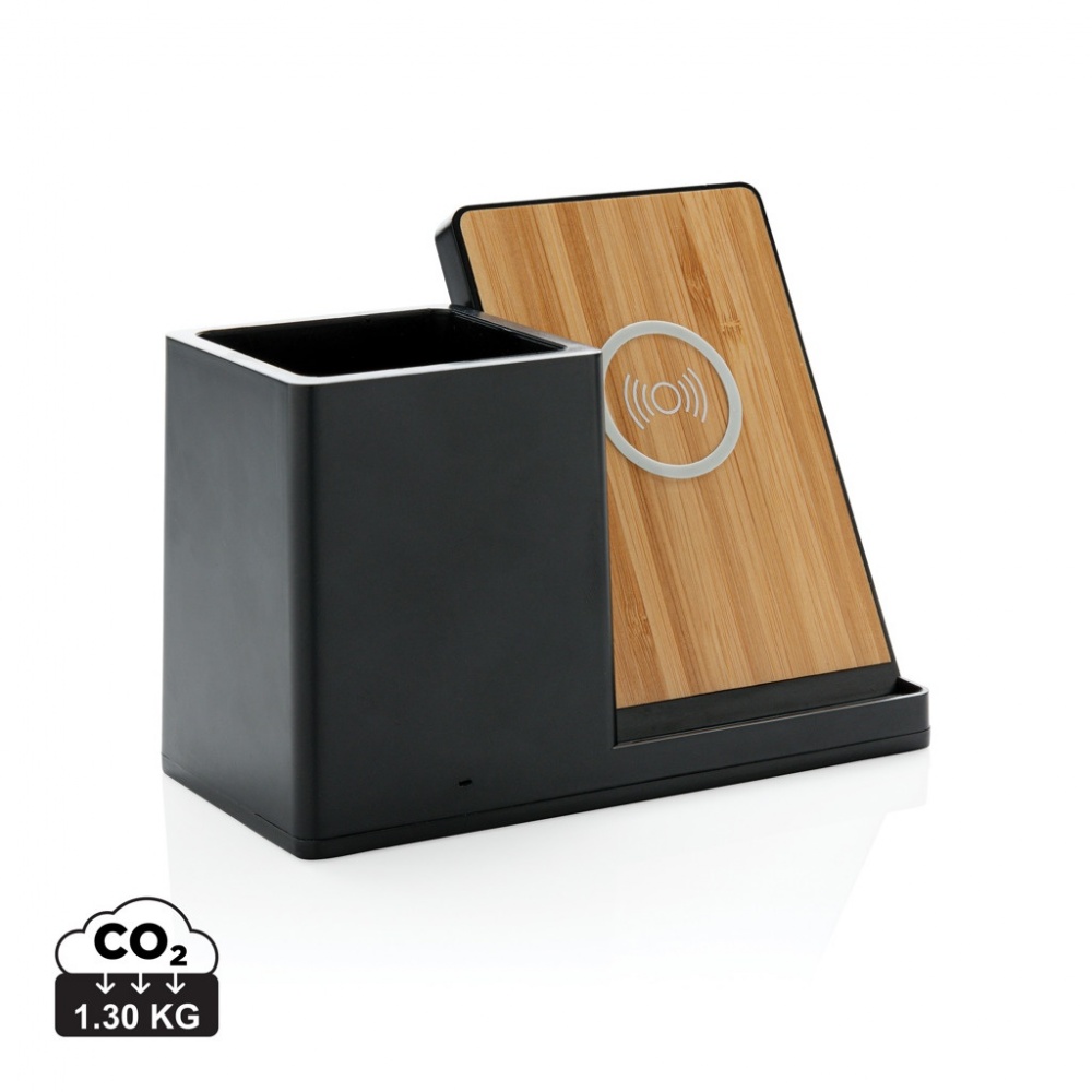 Logotrade advertising product image of: Ontario RCS recycled plastic 10W wireless charger