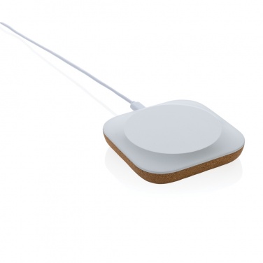 Logotrade promotional product picture of: Oregon RCS recycled plastic and cork 10W wireless