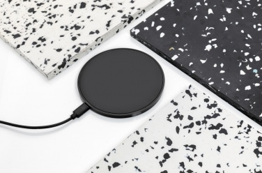 Logotrade promotional merchandise picture of: RCS standard recycled plastic 10W wireless charger