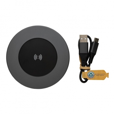 Logotrade promotional item picture of: Terra RCS recycled aluminium 10W wireless charger