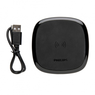 Logo trade promotional giveaways image of: Philips 10W Qi wireless charger