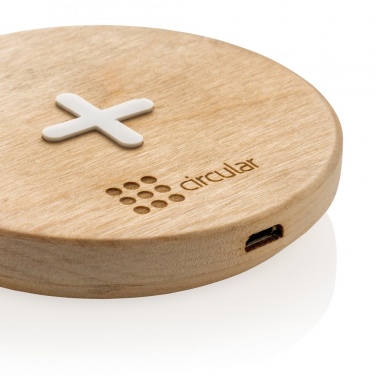 Logotrade promotional gift image of: 5W wood wireless charger