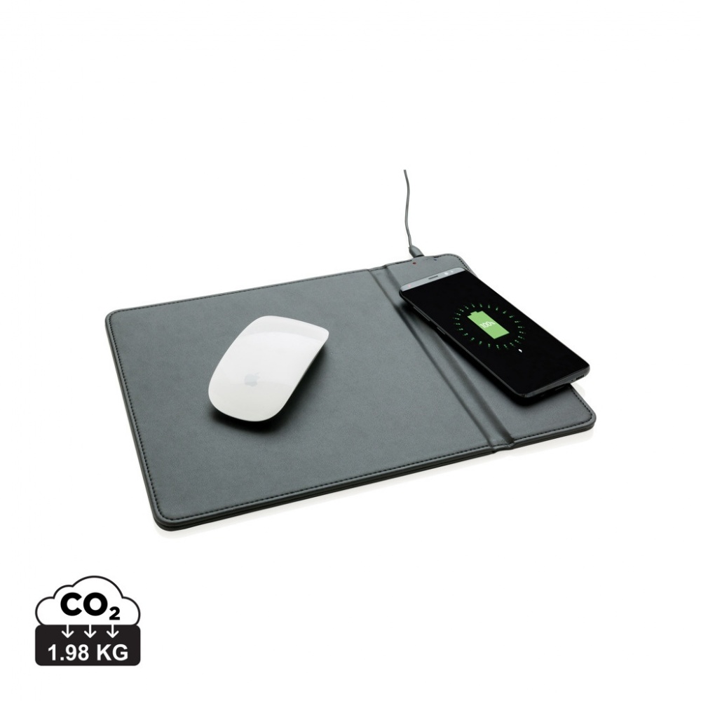 Logotrade promotional giveaways photo of: Mousepad with 5W wireless charging