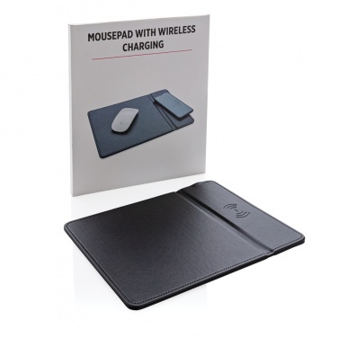 Logotrade promotional gift image of: Mousepad with 5W wireless charging
