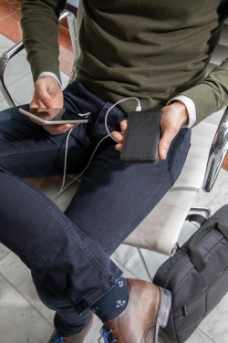 Logo trade promotional merchandise image of: Tusca 10.000 mAh PU powerbank