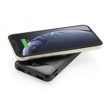 Logotrade promotional merchandise picture of: 10.000 mah wireless powerbank with watch charger