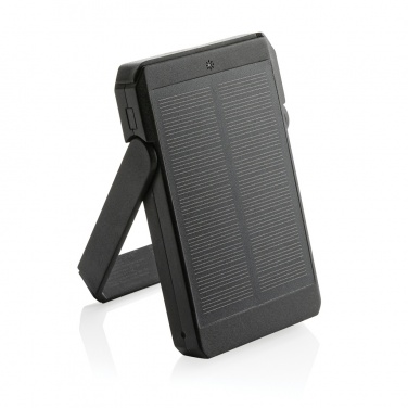 Logotrade promotional merchandise image of: Skywave RCS rplastic solar powerbank 5000 mAh 10W wireless