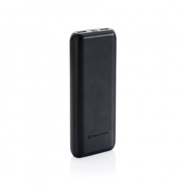 Logo trade promotional items image of: Urban Vitamin Pasadena 20.000 mAh 18W PD powerbank