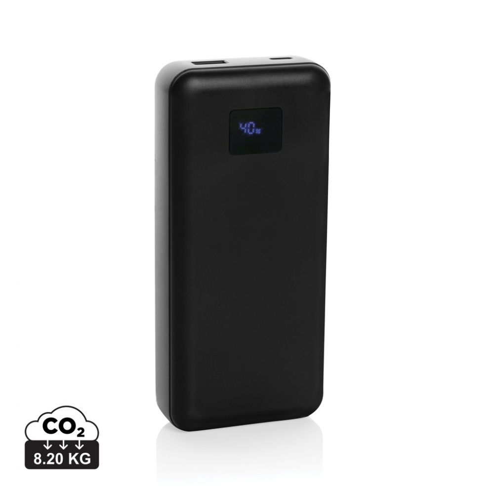 Logotrade promotional item image of: Gridley RCS rplastic 20000 65W laptop powerbank