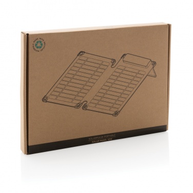 Logo trade promotional giveaways image of: Solarpulse rplastic portable Solar panel 10W