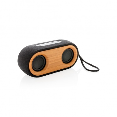 Logotrade promotional giveaway picture of: Bamboo X double speaker