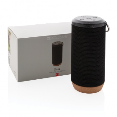 Logotrade promotional item picture of: Baia 10W wireless speaker, cork